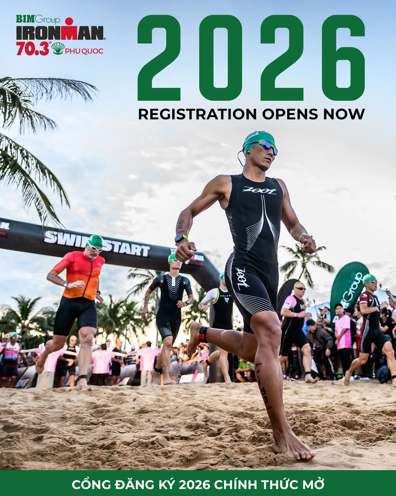 Giải BIM Group IRONMAN 70.3 Phú Quốc 2026 từ ngày 15/11/2026 tại Phú Quốc