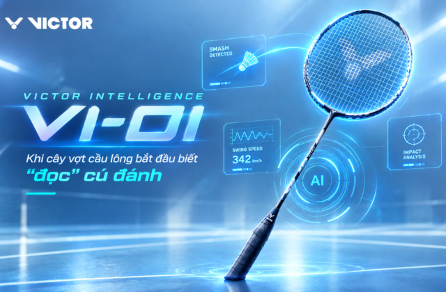 Victor Intelligence VI-01 - Khi cây vợt cầu lông bắt đầu biết “đọc” cú đánh