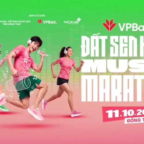 VPBank Đất Sen Hồng Music Marathon (11/10/2026, Cao Lãnh, Đồng Tháp, cự ly 5K–42K)