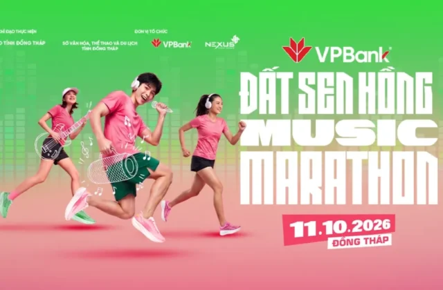 VPBank Đất Sen Hồng Music Marathon (11/10/2026, Cao Lãnh, Đồng Tháp, cự ly 5K–42K)